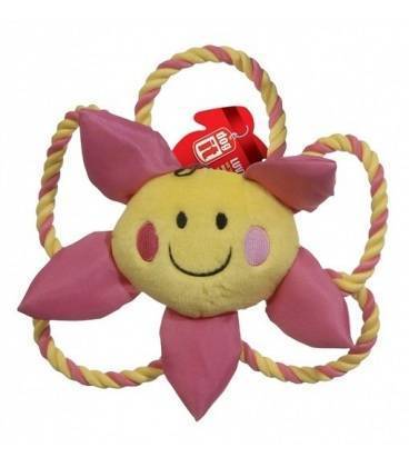 Peluche con Cuerda Flor DOGIT