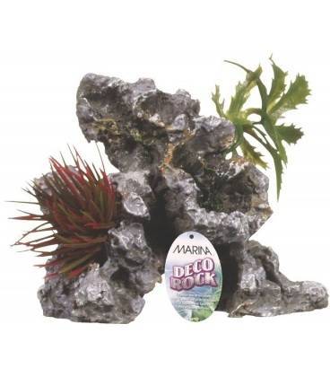 Ornamento Deco Rock con Plantas MARINA