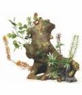 Ornamento Deco Wood con Plantas MARINA