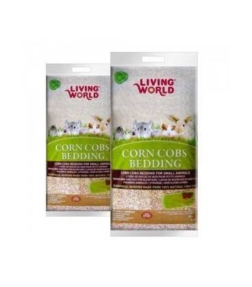 Lecho Sanitario de Mazorca Corn Cobs LIVING WORLD