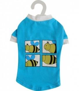 Camiseta Azul Abeja DOGIT