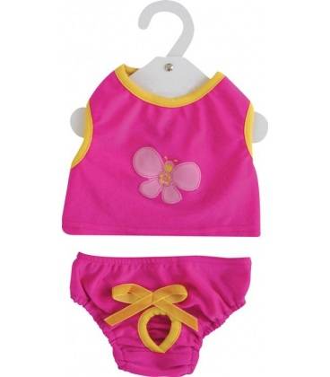 DOGIT BAÑADOR LYCRA ROSA MARIPOSA